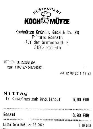 sdih Hffner Kochmtze Restaurant